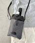 国内未発売 THE NORTH FACE(ザ・ノースフェイス)/ストリングギャザーミニショルダー スマホショルダー ポーチ/SIMPLE STRING BAG MINI | IL1231017 | チャコール