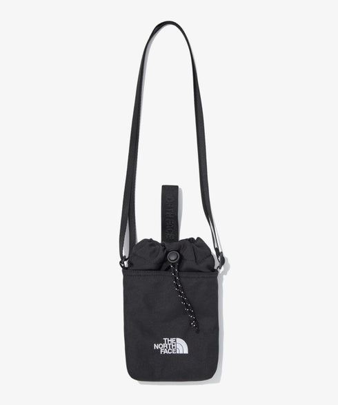国内未発売 THE NORTH FACE(ザ・ノースフェイス)/ストリングギャザーミニショルダー スマホショルダー ポーチ/SIMPLE STRING BAG MINI | IL1231017 | ブラック