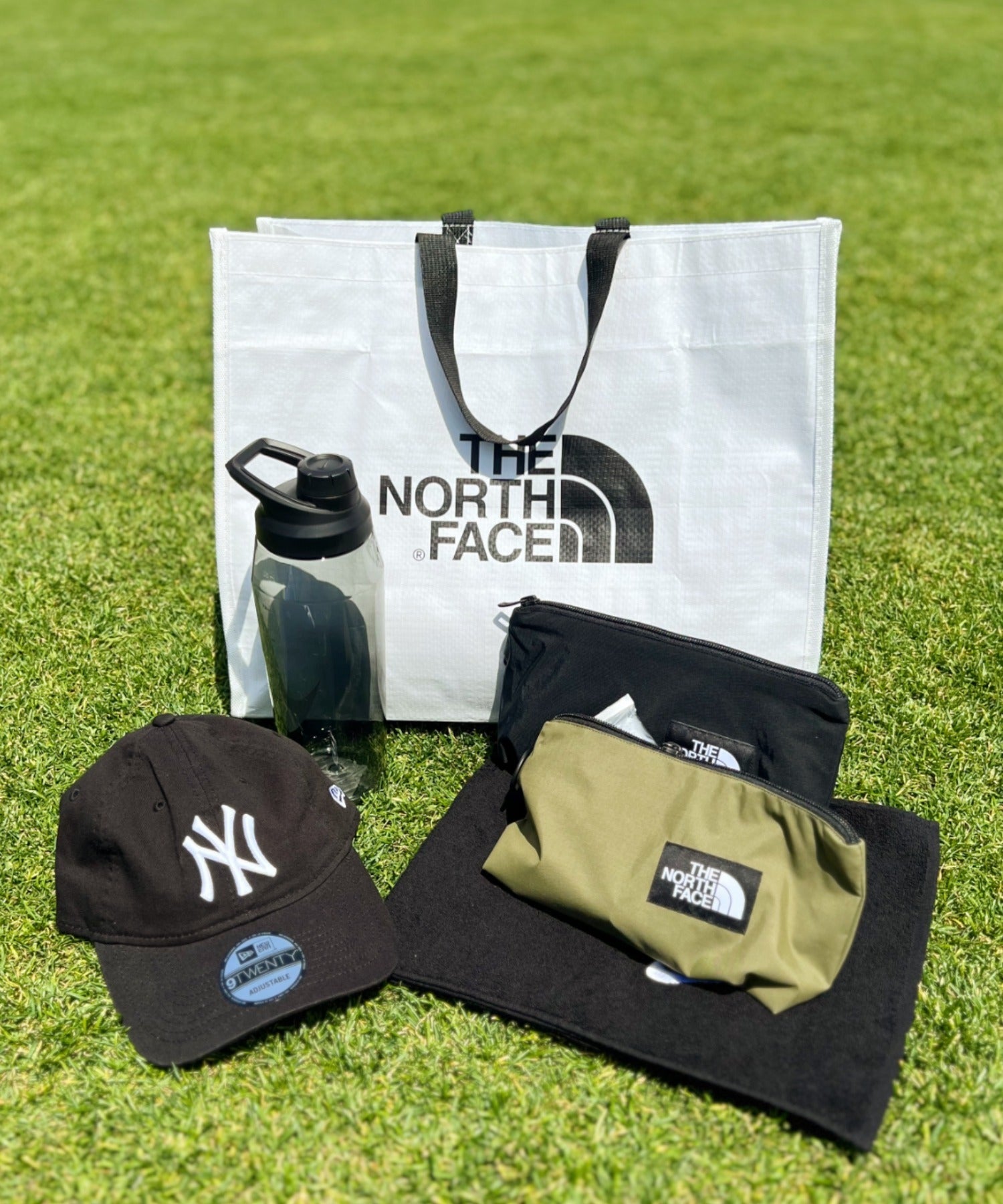 美品　The North Face バレルバッグ　80's　US製　ヴィンテージ ビンテージ90's○THE NORTH FACEナイロンバックパック赤×黒size