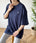 【POLO CHAMPS/ポロチャンプス】 別注 オーバーサイズ ワンポイント刺繍 クルーネック半袖Tシャツ | MD2232002 | ネイビー