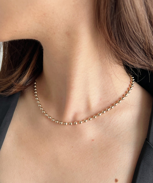 simple ball chain necklace／シンプル マンテルボールチェーンネックレス | CL4231777 | ゴールド