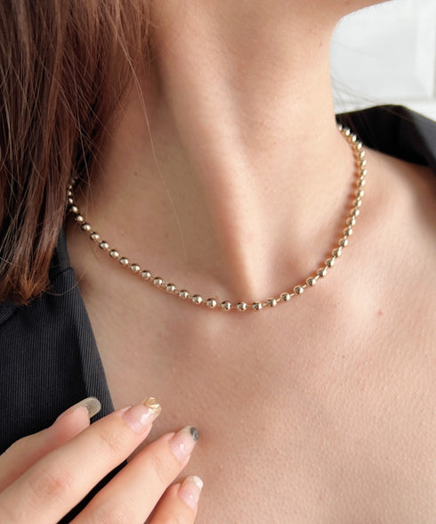 simple ball chain necklace／シンプル マンテルボールチェーンネックレス | CL4231777 | ゴールド