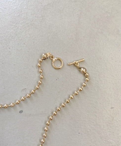 simple ball chain necklace／シンプル マンテルボールチェーンネックレス | CL4231777 | ゴールド