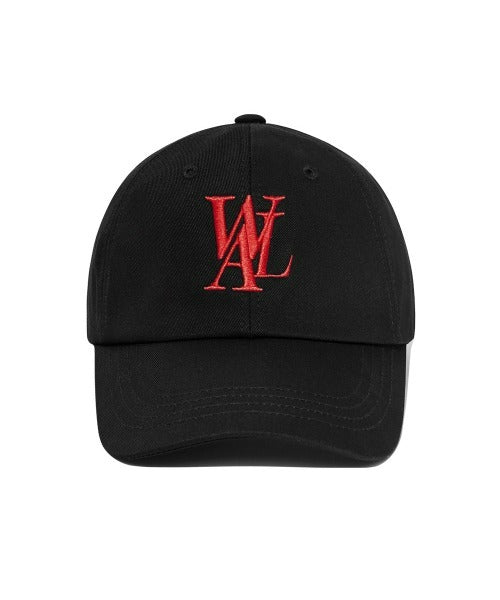 【日本未発売/WEB限定】WOOALONG(ウアロン)/シグネチャー ロゴ ベースボール キャップ サイズ調整可能/Signature Logo ball cap | IL5231046 | ブラック系その他