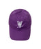 WOOALONG(ウアロン)/シグネチャー ロゴ ベースボール キャップ サイズ調整可能/Signature Logo ball cap | IL5231046 | パープル