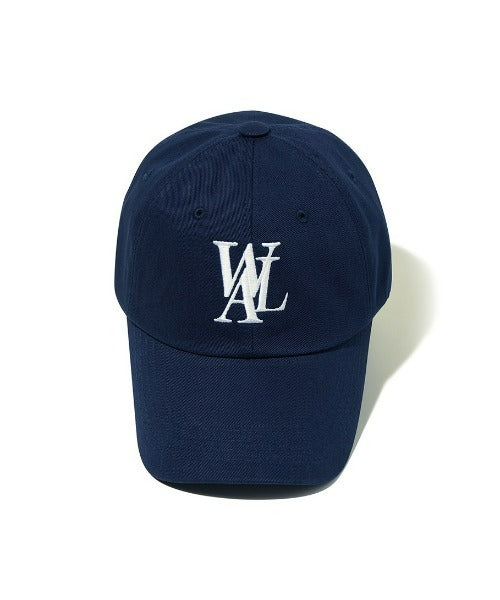 【日本未発売/WEB限定】WOOALONG(ウアロン)/シグネチャー ロゴ ベースボール キャップ サイズ調整可能/Signature Logo ball cap | IL5231046 | ネイビー