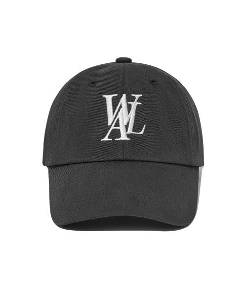 【日本未発売/WEB限定】WOOALONG(ウアロン)/シグネチャー ロゴ ベースボール キャップ サイズ調整可能/Signature Logo ball cap | IL5231046 | チャコールグレー