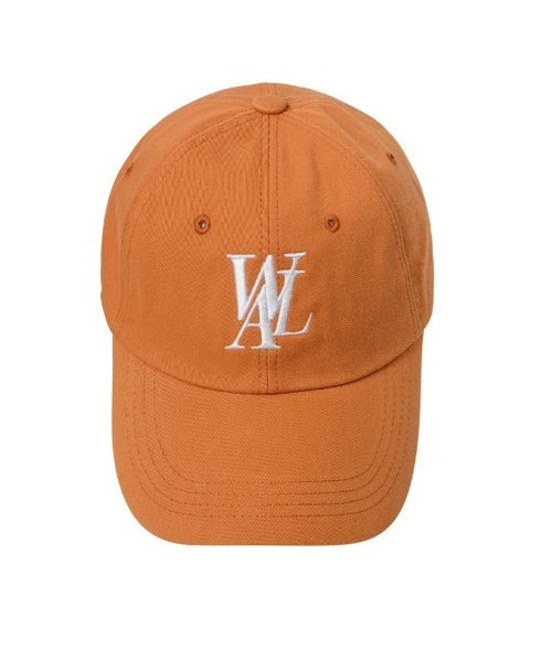 WOOALONG(ウアロン)/シグネチャー ロゴ ベースボール キャップ サイズ調整可能/Signature Logo ball cap | IL5231046 | オレンジ