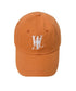 WOOALONG(ウアロン)/シグネチャー ロゴ ベースボール キャップ サイズ調整可能/Signature Logo ball cap | IL5231046 | オレンジ