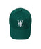 WOOALONG(ウアロン)/シグネチャー ロゴ ベースボール キャップ サイズ調整可能/Signature Logo ball cap | IL5231046 | グリーン