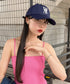 WOOALONG(ウアロン)/シグネチャー ロゴ ベースボール キャップ サイズ調整可能/Signature Logo ball cap | IL5231046 | ネイビー