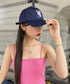 WOOALONG(ウアロン)/シグネチャー ロゴ ベースボール キャップ サイズ調整可能/Signature Logo ball cap | IL5231046 | ネイビー