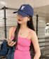 WOOALONG(ウアロン)/シグネチャー ロゴ ベースボール キャップ サイズ調整可能/Signature Logo ball cap | IL5231046 | ネイビー