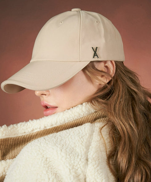 VARZAR(バザール)/Silver stud over fit ball cap/シルバー スタッズ オーバーフィット ベースボール キャップ | IL5232015 | ベージュ