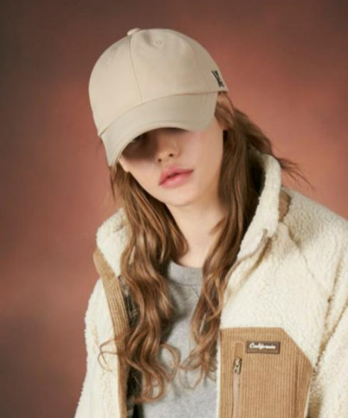 VARZAR(バザール)/Silver stud over fit ball cap/シルバー スタッズ オーバーフィット ベースボール キャップ | IL5232015 | ベージュ