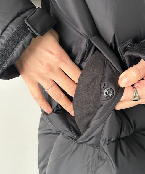 THE NORTH FACE(ザ・ノースフェイス)/軽量 保温 ロングダウンコート/RIVERTON T COAT | IM2233022 | ブラック