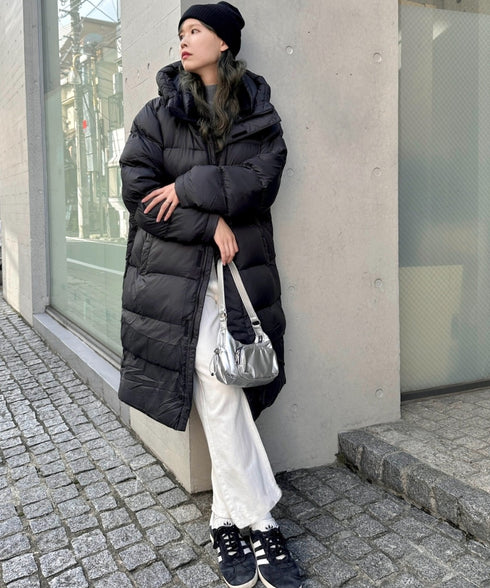 THE NORTH FACE(ザ・ノースフェイス)/軽量 保温 ロングダウンコート/RIVERTON T COAT | IM2233022 | ブラック