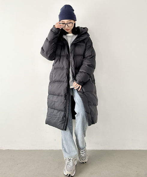 THE NORTH FACE(ザ・ノースフェイス)/軽量 保温 ロングダウンコート/RIVERTON T COAT | IM2233022 | ブラック