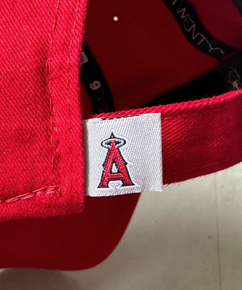 NEW ERA(ニューエラ)/9TWENTY MLB CORE CLASSIC 限定 メジャーリーグ べースボール ロゴキャップ MLB公式 チームロゴネームタグ アジャスター付 サイズ調整可能 | IM5232030 | レッド系その他3