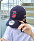 NEW ERA(ニューエラ)/9TWENTY MLB CORE CLASSIC 限定 メジャーリーグ べースボール ロゴキャップ MLB公式 チームロゴネームタグ アジャスター付 サイズ調整可能 | IM5232030 | ブルー系その他4