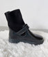 ニットドッキングベルトソックスブーツ | LO3233124 | ブラック