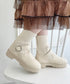 ニットドッキングベルトソックスブーツ | LO3233124 | アイボリー
