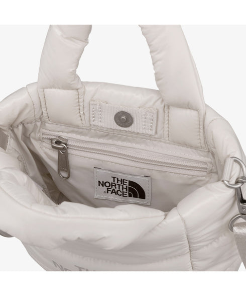 THE NORTH FACE(ザ・ノースフェイス)/2WAY メタリック ミニ ショルダーパデットバッグ/PLUMPY TOTE BAG | IM1233037 | クリーム