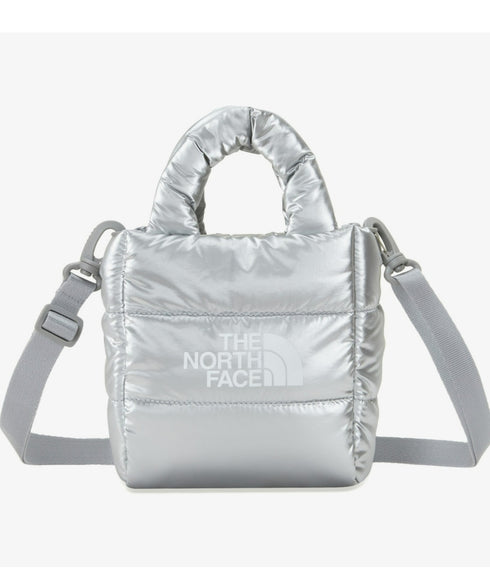 THE NORTH FACE(ザ・ノースフェイス)/2WAY メタリック ミニ ショルダーパデットバッグ/PLUMPY TOTE BAG | IM1233037 | シルバー