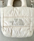 THE NORTH FACE(ザ・ノースフェイス)/2WAY メタリック ミニ ショルダーパデットバッグ/PLUMPY TOTE BAG | IM1233037 | グレー