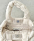 THE NORTH FACE(ザ・ノースフェイス)/2WAY メタリック ミニ ショルダーパデットバッグ/PLUMPY TOTE BAG | IM1233037 | ブラック