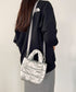 THE NORTH FACE(ザ・ノースフェイス)/2WAY メタリック ミニ ショルダーパデットバッグ/PLUMPY TOTE BAG | IM1233037 | シルバー