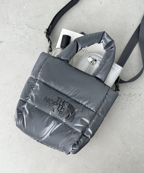 THE NORTH FACE(ザ・ノースフェイス)/2WAY メタリック ミニ ショルダーパデットバッグ/PLUMPY TOTE BAG | IM1233037 | グレー