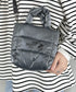 THE NORTH FACE(ザ・ノースフェイス)/2WAY メタリック ミニ ショルダーパデットバッグ/PLUMPY TOTE BAG | IM1233037 | グレー