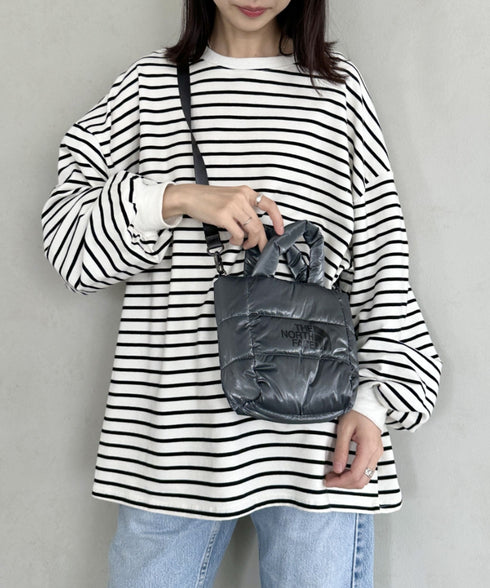 THE NORTH FACE(ザ・ノースフェイス)/2WAY メタリック ミニ ショルダーパデットバッグ/PLUMPY TOTE BAG | IM1233037 | グレー