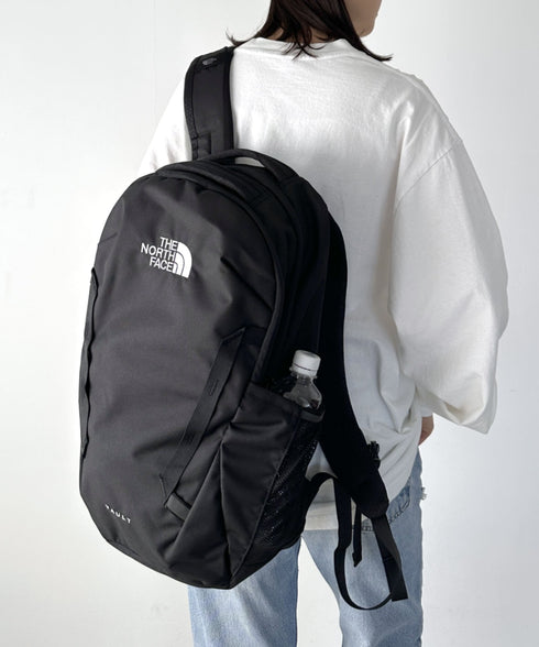 【USAモデル】THE NORTH FACE(ザ・ノースフェイス)/大容量 27L収納 A4・15インチ対応 リュック バックパック/Vault | IM1231057 | ブラック
