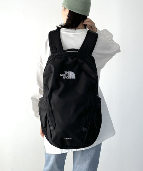 【USAモデル】THE NORTH FACE(ザ・ノースフェイス)/大容量 27L収納 A4・15インチ対応 リュック バックパック/Vault | IM1231057 | ブラック