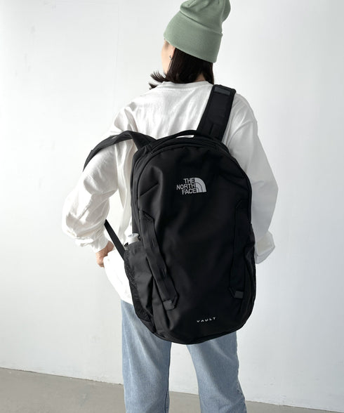 【USAモデル】THE NORTH FACE(ザ・ノースフェイス)/大容量 27L収納 A4・15インチ対応 リュック バックパック/Vault | IM1231057 | ブラック