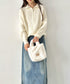 THE NORTH FACE(ザ・ノースフェイス)/2WAYファーミニショルダーバッグ/PLUMPY TOTE BAG | IM1233042 | ホワイト