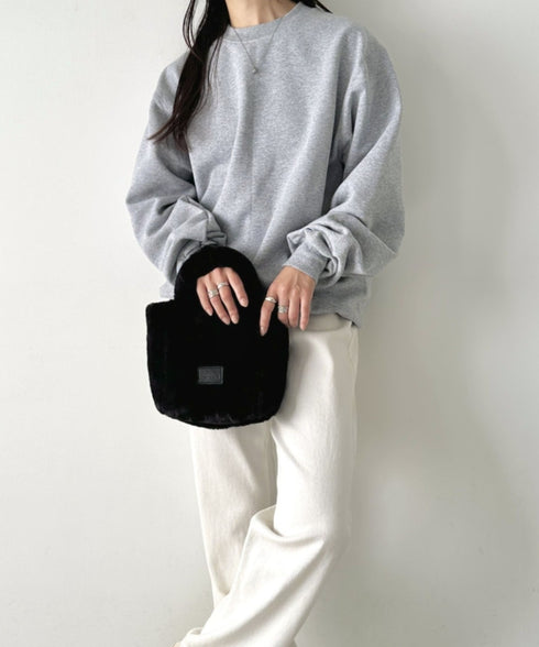 THE NORTH FACE(ザ・ノースフェイス)/2WAYファーミニショルダーバッグ/PLUMPY TOTE BAG | IM1233042 | ブラック
