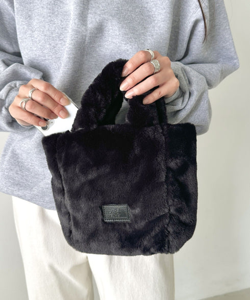 THE NORTH FACE(ザ・ノースフェイス)/2WAYファーミニショルダーバッグ/PLUMPY TOTE BAG | IM1233042 | ブラック
