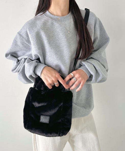 THE NORTH FACE(ザ・ノースフェイス)/2WAYファーミニショルダーバッグ/PLUMPY TOTE BAG | IM1233042 | ブラック
