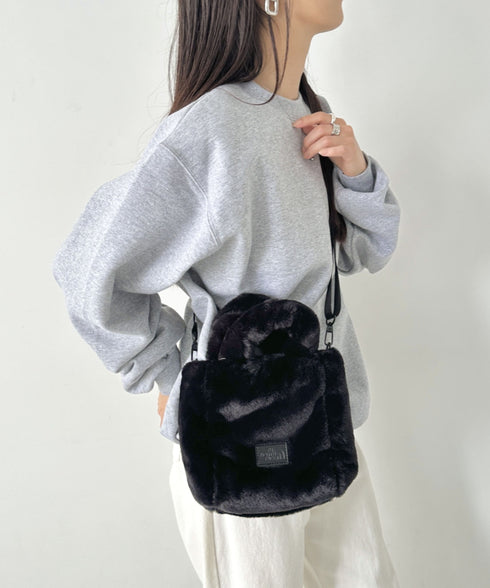 THE NORTH FACE(ザ・ノースフェイス)/2WAYファーミニショルダーバッグ/PLUMPY TOTE BAG | IM1233042 | ブラック