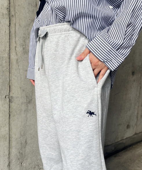 【POLO CHAMPS/ポロチャンプス】 別注 ワンポイント刺繍 スウェットパンツ セットアップ対応 | CL2233460 | グレー