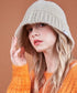 VARZAR(バザール)/Monogram Label Wool Knit Bucket Hat/モノグラム ラベル ウール ニット バケットハット | IL5233053 | ベージュ