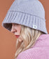 VARZAR(バザール)/Monogram Label Wool Knit Bucket Hat/モノグラム ラベル ウール ニット バケットハット | IL5233053 | グレー