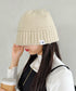 VARZAR(バザール)/Monogram Label Wool Knit Bucket Hat/モノグラム ラベル ウール ニット バケットハット | IL5233053 | ベージュ