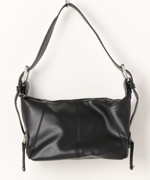 フェイクレザーベルトデザインハンドバッグ | WOMEN | WR1233013 | ブラック