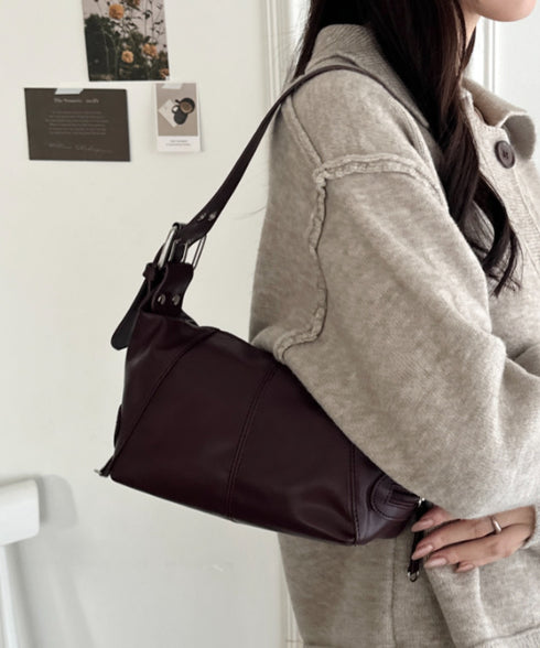 PUベルトデザインハンドバッグ | WR1233013 | レッド