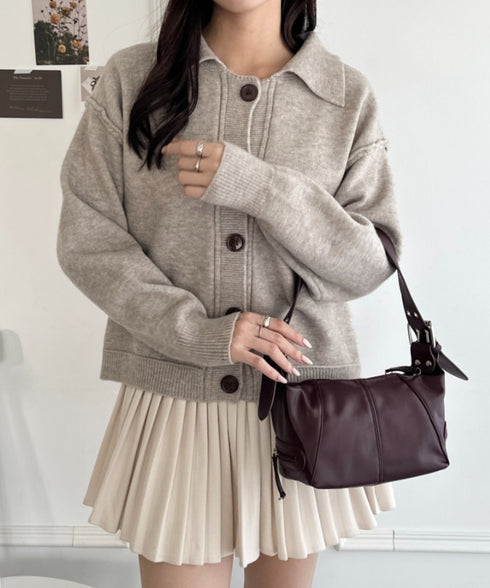 PUベルトデザインハンドバッグ | WR1233013 | レッド