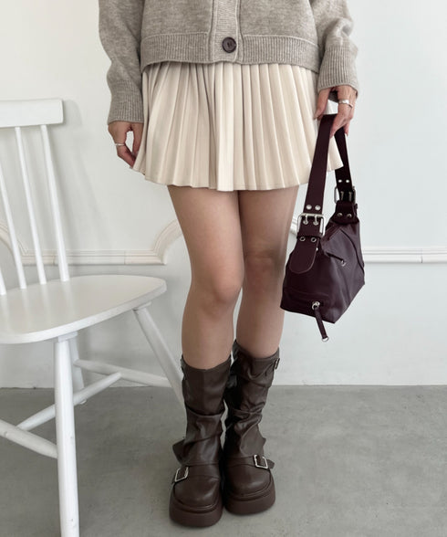 PUベルトデザインハンドバッグ | WR1233013 | レッド